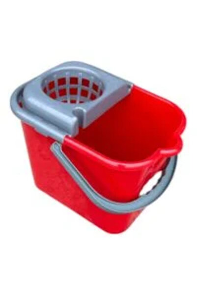 sterk Galeata 13L rosie plastic cu storcator, H 26cm, L 37cm, l 27cm