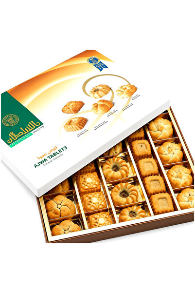 AL SULTAN sweets ASSORTED maamoual flavors with date filling: Cinnamon, Rose,...