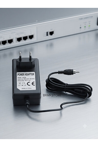BRMK STORE 16 VOLT 2 AMPER-IŞIKLI-İĞNE UÇLU- SANTRAL ADAPTÖRÜ KALİTELİ