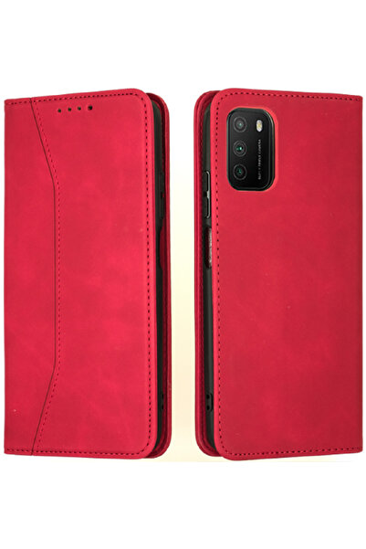 Bodycell Θήκη - Πορτοφόλι Xiaomi Poco M3 - Red