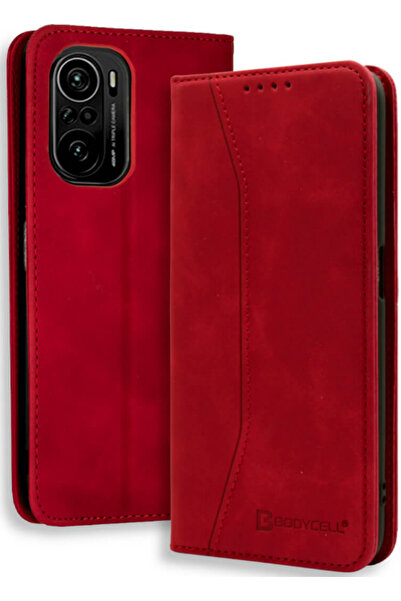Bodycell Θήκη - Πορτοφόλι Xiaomi Poco F3 - Red