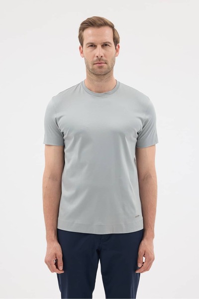 Paşahan Crew Neck 100% Mercerized Cotton Men's T-Shirt