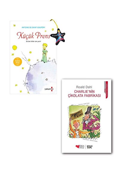 Yakamoz Yayınları 2 Kitap.Küçük Prens + Charlie’nin Çikolata Fabrikası