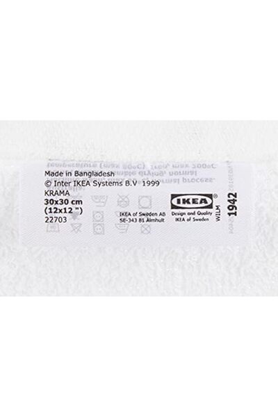 Yıldızan Msa Shop Krama Washing Cloth, White 10 Pieces Cotton Unbleached 30 X...