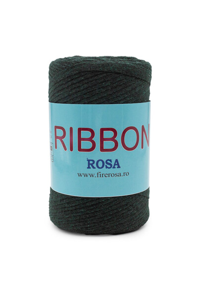 ROSA Bobina fir pretricotat Ribbon 206, 80% bumbac-20% poliester, 250 g, verd...