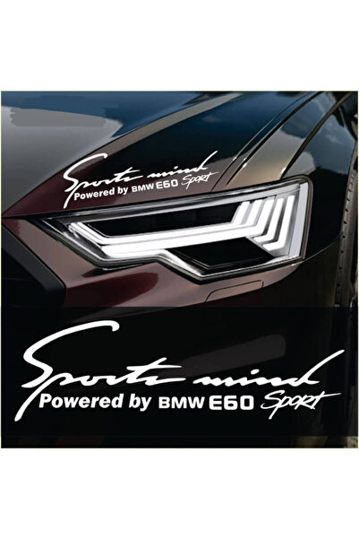 Amo-Stickers Sticker Bmw E60 Sports Mind 30cm Gri inchis