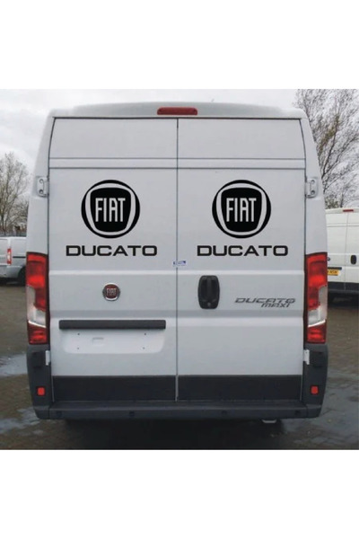 Amo-Stickers Стикер за кола FIAT DUCATO Сребрист
