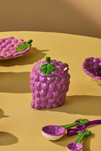 Karaca Üzüm Desenli Grape Şekerlik 13 cm