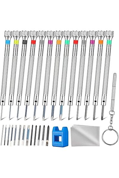 Arabest 13PCS Precision Watch & Eyeglass Screwdriver Set, Micro Repair Tool K...