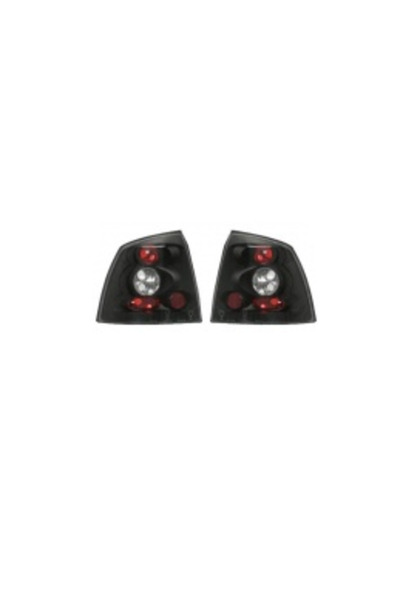 RapidAuto Set stopuri tuning spate negru-transparent, lampa Opel Astra G (T98...
