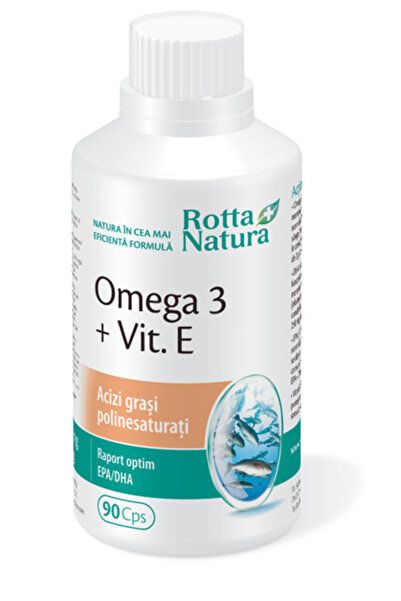 Rotta Natura Omega 3 1000mg + Vitamina E 90cps