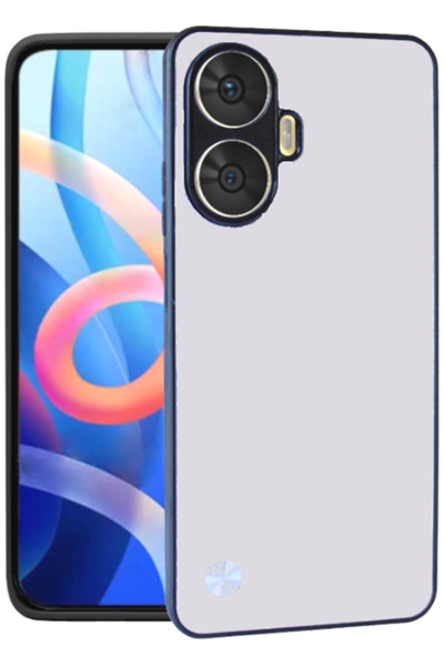 Bodycell Θήκη Realme C55 Vegan Cover Σκληρή - Light Blue