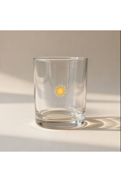 Pressia Glass Cup I Love You You Are the Sun and the Sunset White 330ml