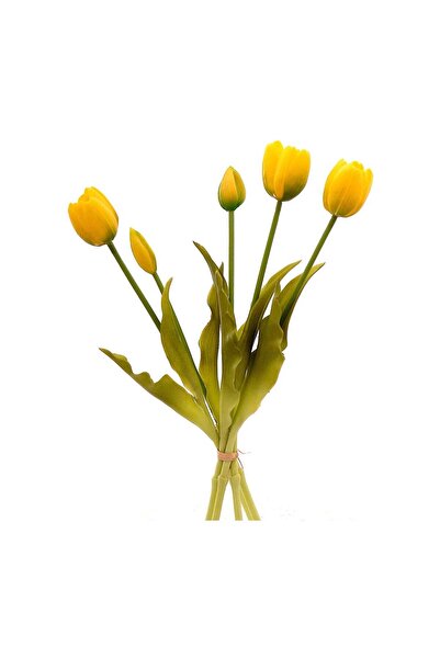Kitchen Stories Buchet decorativ lalele, galben, 40 cm