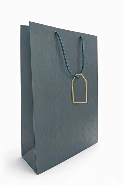 Zenorius Punga cadou premium verde petrol 42x30x12 cm cu eticheta eleganta