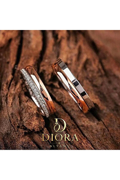 DİORA ALYANS İÇİ DOLU 925 AYAR 5 MM KADIN ÜRÜN ÖZEL EL İŞİ ZİRKON TAMTUR TAŞ ...