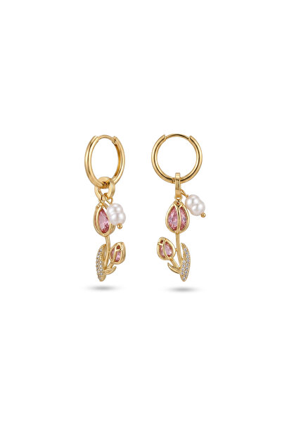 Charmist Çelik Sea Shell Collection Bloom Küpe