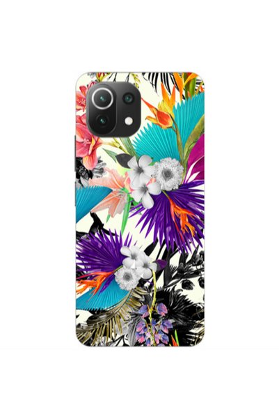Other Xiaomi Mi 11 Lite Sea flowers Transparent Silicone TPU Θήκη