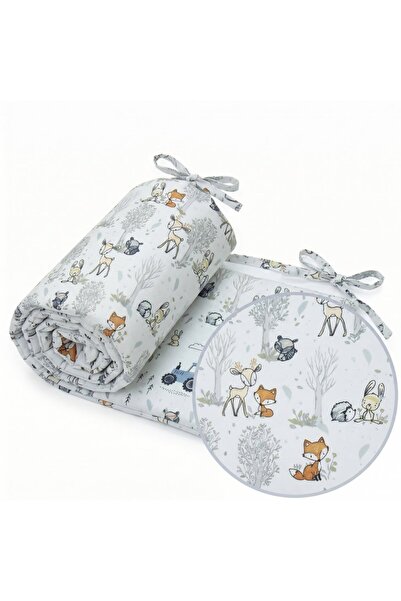 Kersten Protectie laterala pentru patut copii Kerstin Forest animals 180 x 30...