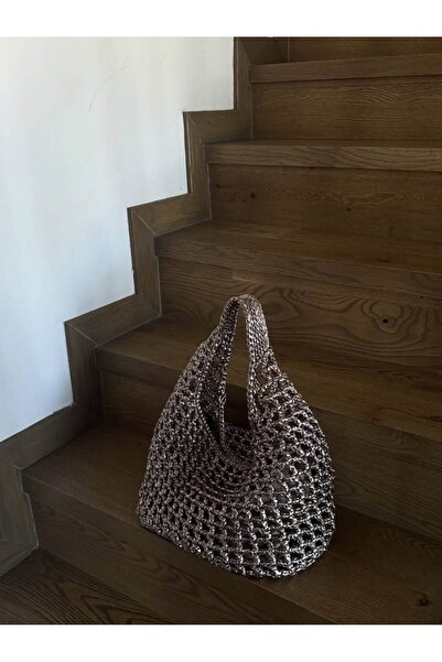 ARTTMACRAME Hand Knitted Women's Bag – Casual and Stylish Design
