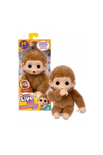COBI Figurina interactiva Little Live Pets mini maimuta multicolor 13x27cm