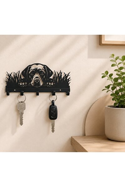 OEM Suport decorativ de perete pentru chei, design Labrador, modern și minima...