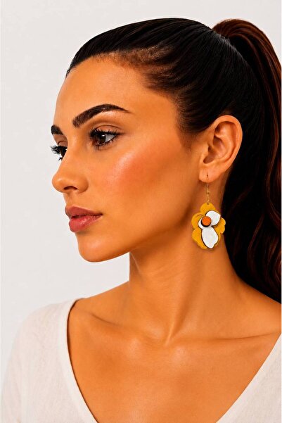 ROKH Women's Design Natural Handmade Wooden Authentic Earrings