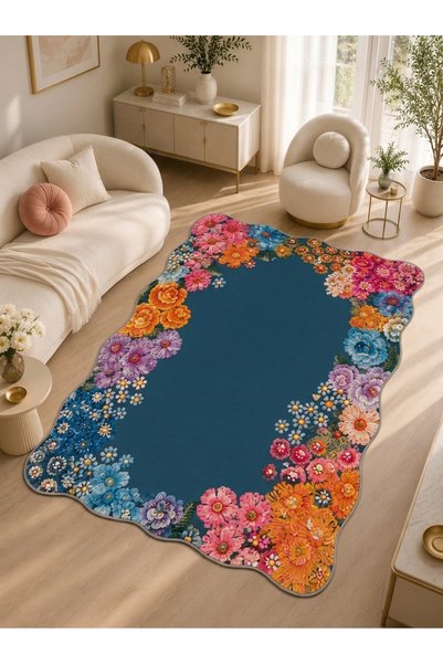 Rugs Modern Halı Sdt Traditional Patterned Modern Woven Base Decorative Carpe...