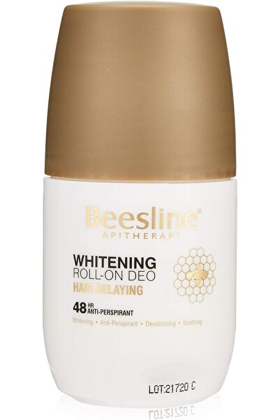 Beesline Whitening Roll On Hair Delaying Deodorant, 5 In 1 Formula, 50 ml