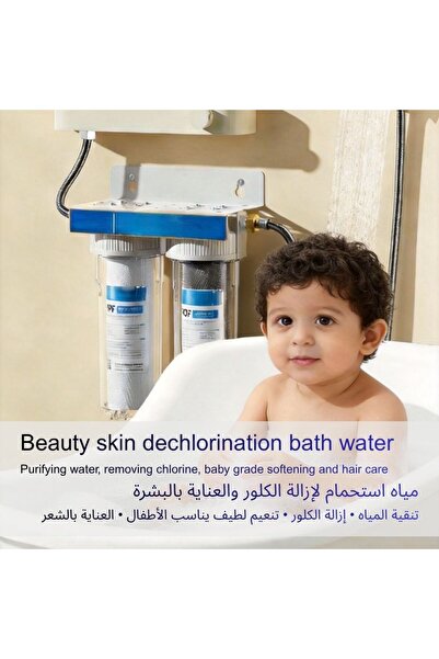 Mumtaz Universal Pre-Water Filter for Shower, Water Heater & Washing Machine,...