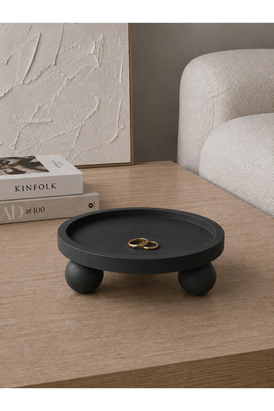 bi ondan bi bundan Bobb Orbis Handmade Concrete Decorative Stand for Jewelry,...