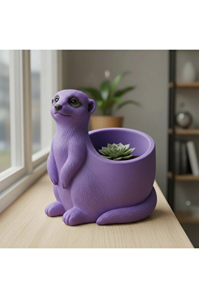 OEM Ghiveci Decorativ Suport Plante Design Suricata Imprimat 3D