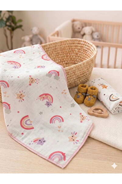 minnakya Newborn Baby Blanket Multi-Purpose 100*120 Muslin Cloth 100% Cotton ...