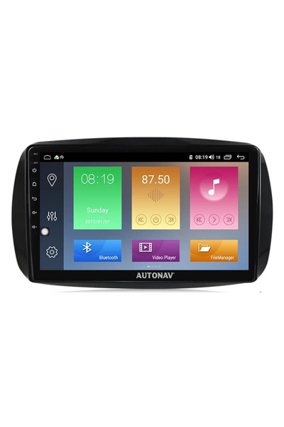 AUTONAV Navigație Android GPS dedicată Smart Fortwo 2014-2020, Model Classic,...