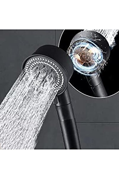 Yıldızan 3K_Store Turbo Black Power Black Propeller 5-Function High Pressure ...
