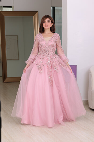 modern designer Dresses - Beige
