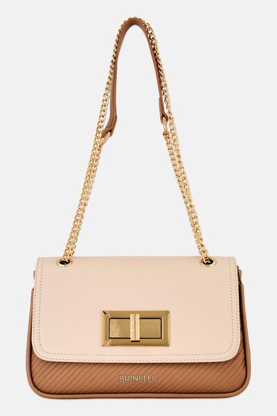 BRINELLI Women Brand Logo Shoulder Bag, Multicolor