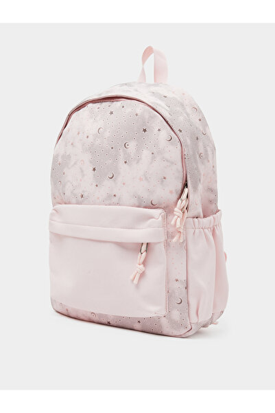 Styli Teen Girls Stars and Moon Print Backpack