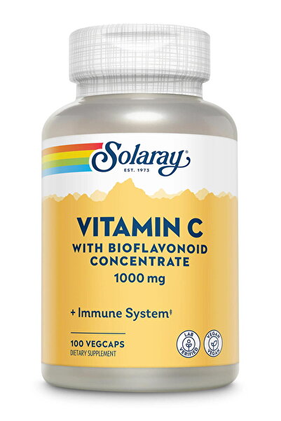 Solaray Vitamina C 1000mg 100cps Secom,