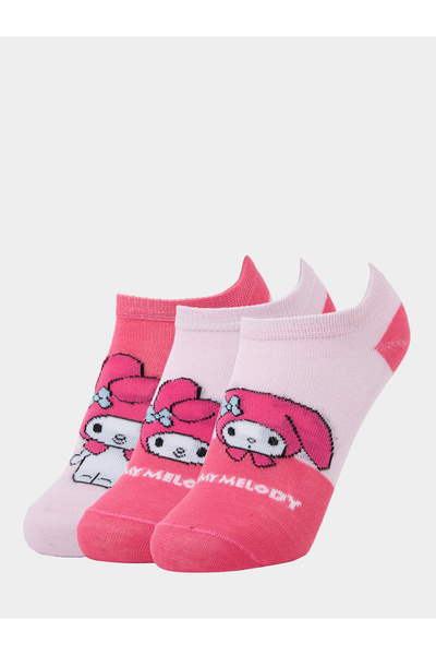 Styli Girls Set of 3 - My Melody Ankle Socks