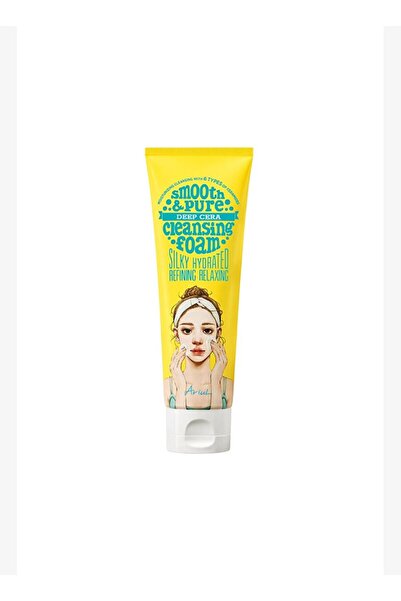 Ariul Smooth & Pure Deep Cera Cleansing Foam 120ml - Deeply Moisturizing Faci...