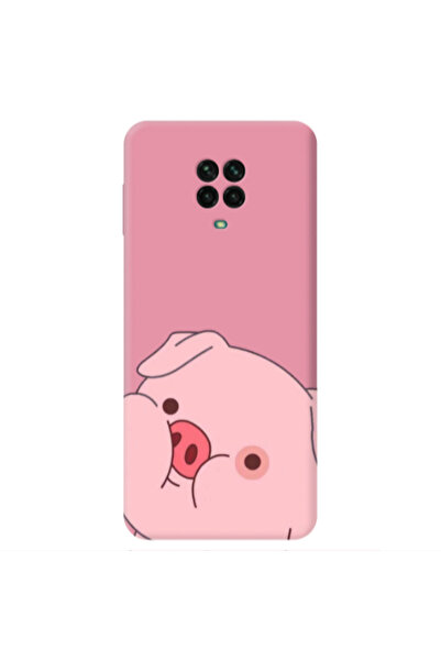 Other Xiaomi Redmi Note 9 Pro Piggy 2 Pink Colored Silicone TPU Θήκη