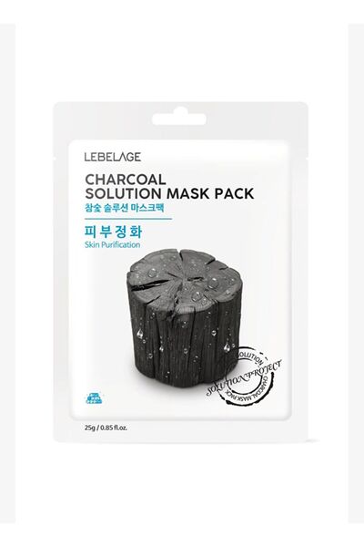 LEBELAGE Charcoal Solution Sheet Mask