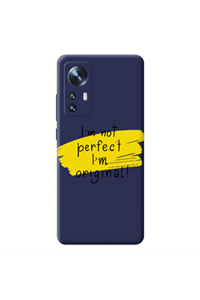 Other Xiaomi Mi 12 I m not perfect Dark blue Colored Silicone TPU Θήκη