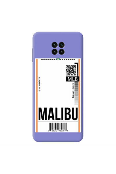 Other Xiaomi Redmi Note 9 Pro Malibu Travel More Purple Colored Silicone TPU ...