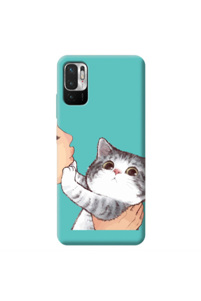 Other Xiaomi Redmi Note 10 Pro 5G No Kiss Turquoise Colored Silicone TPU Θήκη
