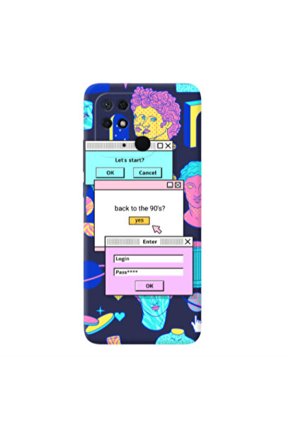 Other Xiaomi Redmi 10C Enter Login Dark blue Colored Silicone TPU Θήκη