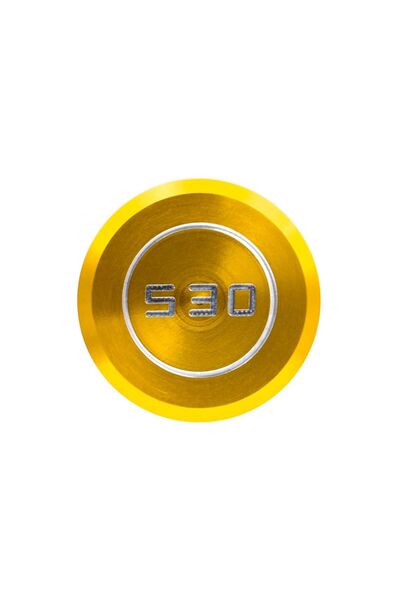 OEM Κάλυμμα Αλουμινίου Τρύπας Πλαισίου Μηχανής για Yamaha T-Max 530 - Χρυσό