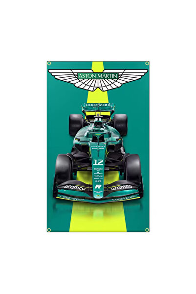 OEM Σημαία διακοσμητική Aston Martin aramco F1 flag Decor 60x90cm - Πράσινο