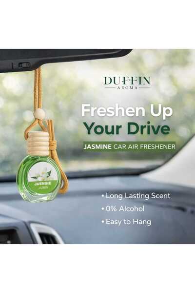 IQRAA DUYIN Jasmine Hanging Car Air Freshener Long Lasting Aroma